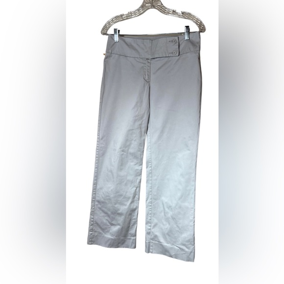 Woman’s United Colors of Benetton cream wide leg pants, size 42 - Picture 1 of 12